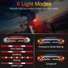 Bike Tail Light, USUPERINK 1PK Anti-Theft Smart Bike Taillight with Turn Signals and Automatic Brake Light, with Remote Control, 6 Light Modes, Safety Warning Light,USB Rechargeable,Waterproof view 4
