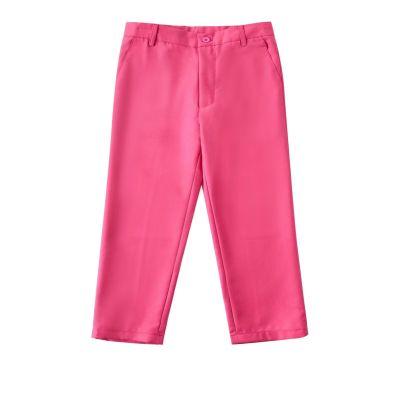 ROZU Pink Pants Boyss Boys Uniform Pants Boys Dress Pants Formal Slim Fit School Pants Flat Front Deep Straight Leg Boys Pants Size 6