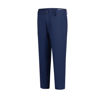 ROZU Navy Blue Uniform Pants for Boys Flat Front Slim Fit Boys Dress Pants Straight Suit Pants Formal School Straight Suit Pants Boys' Pants Size 8