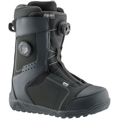 HEAD Unisex Trigger LYT BOA Focus Zonal Lacing Lightweight Comfortable Supportive Warm Snowboard Boots - Intermediate & Advanced Riders, Charcoal, 27.5