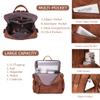 Dora & Liz Womens Backpack Purse Leather Fashion Travel Backpack Purse for Women Designer Ladies Shoulder Bags with Wristlet view 4