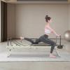 Lemoeyes Foldable Pilates Reformer, Yoga Fitness Equipment for Gym Workout and Home Use, Up to 260 lbs Weight Capacity, Pilates Exercise Equipment Pilates Machine for Beginners (Grey) view 2