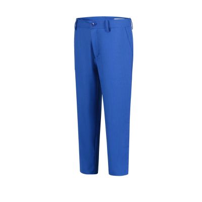 ROZU Boys Dress Pants Flat Front Teen Boys Pants Formal Slim Fit School Uniform Pants for Boys Straight Slacks Trousers Boys Suit Pants Deep Royal Blue Size 20