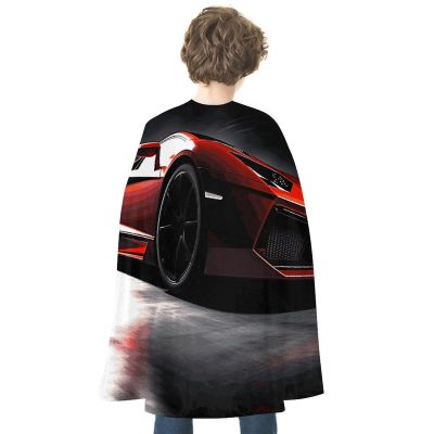 BVNMT Speed Sport Car Printed Cape Unisex Adult Costume - One Size Fits Most (1 Count) - Ideal for Cosplay, Parties, And More