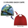 BVNMT Green Lizard Printed Cape Unisex Adult Costume - One Size Fits Most (1 Count) - Ideal for Cosplay, Parties, And More view 3