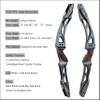 ILF Recurve Bow 66/68/70 Inch Takedown Bow for Adult Youth 18-44lbs,Takedown Recurve for Athletic Competition,ILF Bow Riser& Limbs,Right Handed (Carbon Camo, 68inch-32lbs) view 2