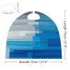 BVNMT Blue Gray Artistic Tone Painting Printed Cape Unisex Adult Costume - One Size Fits Most (1 Count) - Ideal for Cosplay, Parties, And More view 2