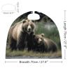 A Mother And A Cub Bears Printed Cape Unisex Adult Costume - One Size Fits Most (1 Count) - Ideal for Cosplay, Parties, And More view 2