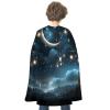 BVNMT Nightsky Hanging Moon Stars Printed Cape Unisex Adult Costume - One Size Fits Most (1 Count) - Ideal for Cosplay, Parties, And More view 1