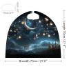 BVNMT Nightsky Hanging Moon Stars Printed Cape Unisex Adult Costume - One Size Fits Most (1 Count) - Ideal for Cosplay, Parties, And More view 2