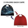 BVNMT Nightsky Hanging Moon Stars Printed Cape Unisex Adult Costume - One Size Fits Most (1 Count) - Ideal for Cosplay, Parties, And More view 3