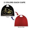 BVNMT Yellow Bike Printed Cape Unisex Adult Costume - One Size Fits Most (1 Count) - Ideal for Cosplay, Parties, And More view 3