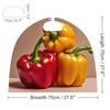 BVNMT Three Fresh Bell Peppers Printed Cape Unisex Adult Costume - One Size Fits Most (1 Count) - Ideal for Cosplay, Parties, And More view 2
