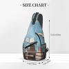 Dwrepo Sling Bag for Women Men Crossbody Bag The sky Chest Bag Hiking Daypack Fanny Pack Sling Backpack view 3