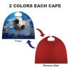 BVNMT Soccer Ball Water Printed Cape Unisex Adult Costume - One Size Fits Most (1 Count) - Ideal for Cosplay, Parties, And More view 3