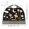 Black Natural Flower Butterfly Printed Cape Unisex Adult Costume - One Size Fits Most (1 Count) - Ideal for Cosplay, Parties, And More view 2