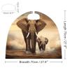 BVNMT Elephant And Baby Elephant Printed Cape Unisex Adult Costume - One Size Fits Most (1 Count) - Ideal for Cosplay, Parties, And More view 2