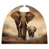 BVNMT Elephant And Baby Elephant Printed Cape Unisex Adult Costume - One Size Fits Most (1 Count) - Ideal for Cosplay, Parties, And More view 4
