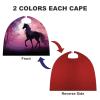 BVNMT Fantasy Purple Horse Printed Cape Unisex Adult Costume - One Size Fits Most (1 Count) - Ideal for Cosplay, Parties, And More view 3