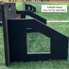 BXKCFYBSQ Station Football Rebound Board,Foldable Football Training Equipment,Football Passing Accuracy Training Aid,Impact Resistant Adjustable Angle,for Passing and Control Skills Training view 4