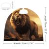 BVNMT Angry Roaring Lion Printed Cape Unisex Adult Costume - One Size Fits Most (1 Count) - Ideal for Cosplay, Parties, And More view 2