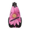 Dwrepo Sling Bag for Women Men Crossbody Bag Polka Dot Flower Chest Bag Hiking Daypack Fanny Pack Sling Backpack view 1