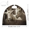 BVNMT White Goat Printed Cape Unisex Adult Costume - One Size Fits Most (1 Count) - Ideal for Cosplay, Parties, And More view 2