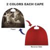 BVNMT White Goat Printed Cape Unisex Adult Costume - One Size Fits Most (1 Count) - Ideal for Cosplay, Parties, And More view 3