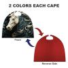 BVNMT Horse Pattern Printed Cape Unisex Adult Costume - One Size Fits Most (1 Count) - Ideal for Cosplay, Parties, And More view 3
