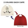 BVNMT Skateboard Sketch Printed Cape Unisex Adult Costume - One Size Fits Most (1 Count) - Ideal for Cosplay, Parties, And More view 3