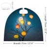 BVNMT Lanterns Hanging from Trees Printed Cape Unisex Adult Costume - One Size Fits Most (1 Count) - Ideal for Cosplay, Parties, And More view 2
