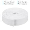 PATIKIL Taekwondo Colored Ranking Belt 1.6" x9.8Ft 3 m, Polyester Martial Arts Judo Karate Belt for Coach Teaching Practice, White view 3