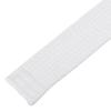 PATIKIL Taekwondo Colored Ranking Belt 1.6" x9.8Ft 3 m, Polyester Martial Arts Judo Karate Belt for Coach Teaching Practice, White view 4