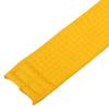 PATIKIL Taekwondo Colored Ranking Belt 1.6" x9.8Ft 3 m, Polyester Martial Arts Judo Karate Belt for Coach Teaching Practice, Yellow view 4