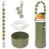 Silicone Boot Set for Owala Water Bottle 24 oz - Includes Water Bottle Handle Strap - Perfect Owala Accessories, Fits Owala Tumbler, Owala Free Sip, for Pink owala (Camo Cool) view 1