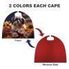 BVNMT Shih Tzu Dog And Flowers Printed Cape Unisex Adult Costume - One Size Fits Most (1 Count) - Ideal for Cosplay, Parties, And More view 3