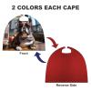 BVNMT French Bulldog Wearing Sunglasses Printed Cape Unisex Adult Costume - One Size Fits Most (1 Count) - Ideal for Cosplay, Parties, And More view 3