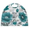 BVNMT Teal Grey And White Floral Printed Cape Unisex Adult Costume - One Size Fits Most (1 Count) - Ideal for Cosplay, Parties, And More view 4