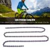 11 Speed 116 Link Chain, High Abrasion, Lightweight Design Smooth Shifting Rainbow Color 2 Link Connector for Mountain Road Bikes with 40 Manganese Steel Material view 2