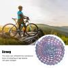 11 Speed 116 Link Chain, High Abrasion, Lightweight Design Smooth Shifting Rainbow Color 2 Link Connector for Mountain Road Bikes with 40 Manganese Steel Material view 3