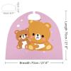 BVNMT Cute Bear Printed Cape Unisex Adult Costume - One Size Fits Most (1 Count) - Ideal for Cosplay, Parties, And More view 2