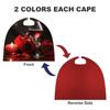 BVNMT Red Rose Wine Glass And Candle Printed Cape Unisex Adult Costume - One Size Fits Most (1 Count) - Ideal for Cosplay, Parties, And More view 3