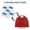 BVNMT Shark Pattern Set Printed Cape Unisex Adult Costume - One Size Fits Most (1 Count) - Ideal for Cosplay, Parties, And More view 3