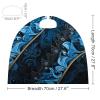 Blue And Black Pattern Printed Cape Unisex Adult Costume - One Size Fits Most (1 Count) - Ideal for Cosplay, Parties, And More view 2