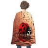 BVNMT Art Ladybug Tracks Printed Cape Unisex Adult Costume - One Size Fits Most (1 Count) - Ideal for Cosplay, Parties, And More view 1