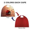 BVNMT Art Ladybug Tracks Printed Cape Unisex Adult Costume - One Size Fits Most (1 Count) - Ideal for Cosplay, Parties, And More view 3