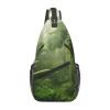 Dwrepo Sling Bag for Women Men Crossbody Bag Tropical Rainforest Chest Bag Hiking Daypack Fanny Pack Sling Backpack view 1