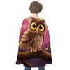 BVNMT Owl_77869786 Printed Cape Unisex Adult Costume - One Size Fits Most (1 Count) - Ideal for Cosplay, Parties, And More view 1