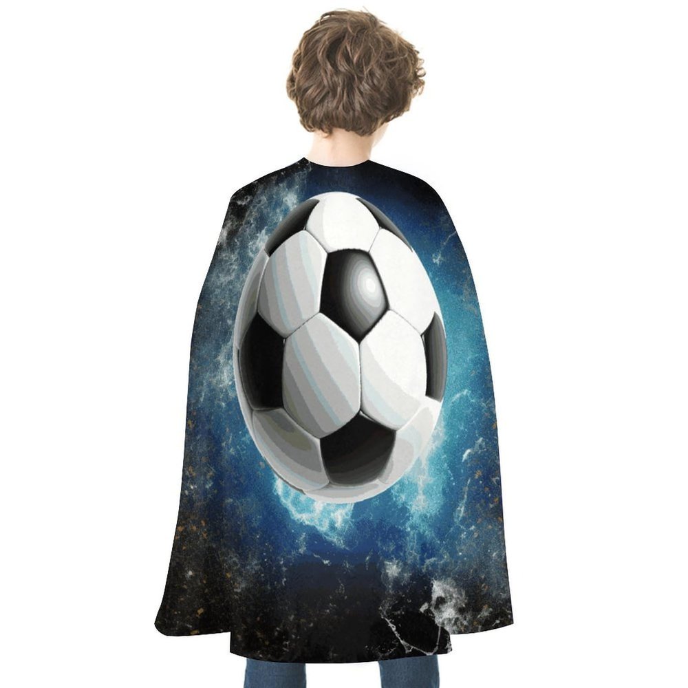 BVNMT Soccer Sport Printed Cape Unisex Adult Costume - One Size Fits Most (1 Count) - Ideal for Cosplay, Parties, And More