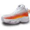 Heated Sneakers - Foot Warmer for Men & Women, Electric Heating Shoes with 4000mAh Battery, Anti-Slip Snow Trail Shoes 3 Heating Levels, Rechargeable Hiking Shoes Winter Outdoor Unisex (White, 6.5) view 1